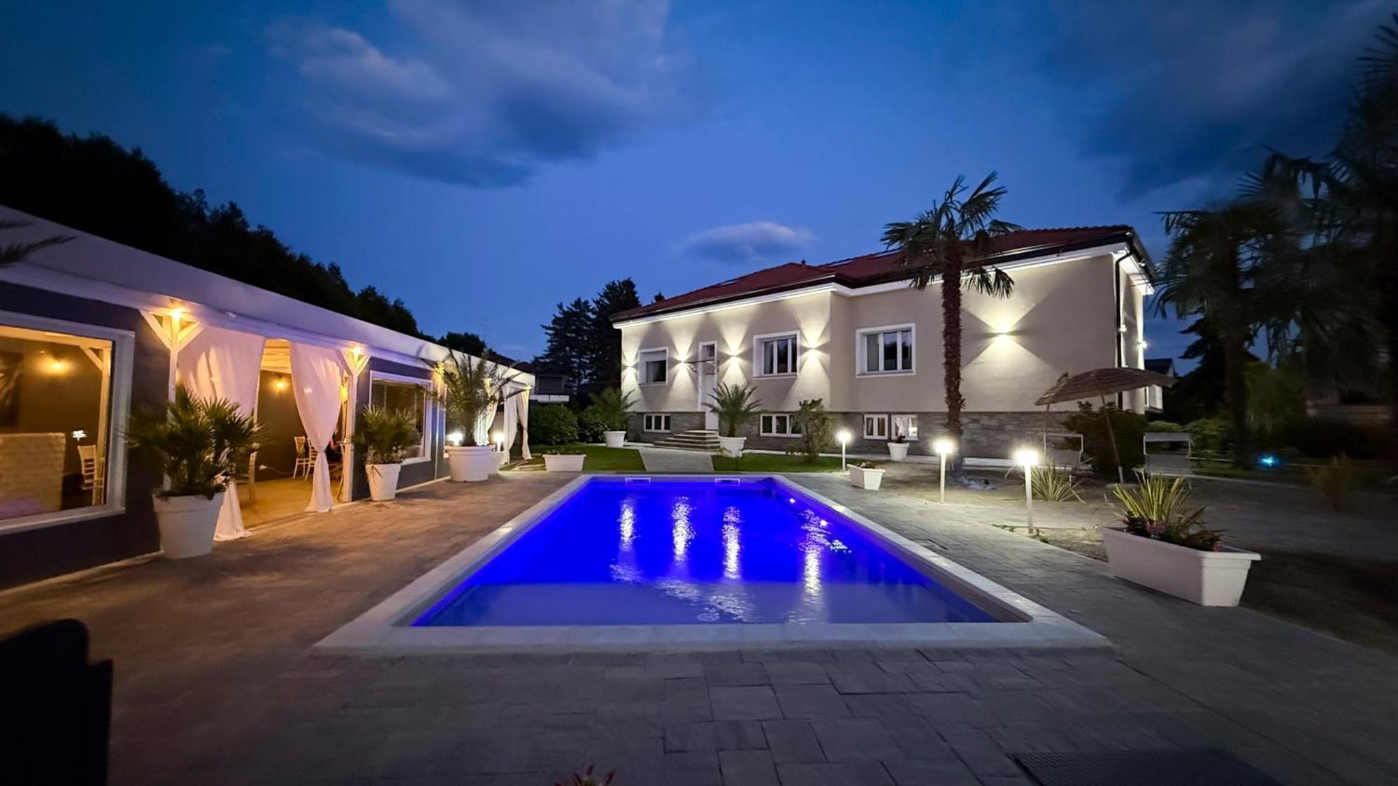 Villa Marchese Lake Maggiore Сомма-Ломбардо Экстерьер фото